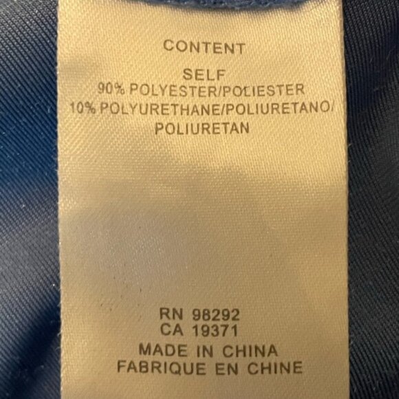 Tibi Slim Crushed Velvet Turtlneck Blue Size Small - Picture 9 of 9